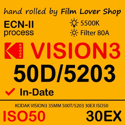 Film điện ảnh indate Kodak Vision 3 50D 5203