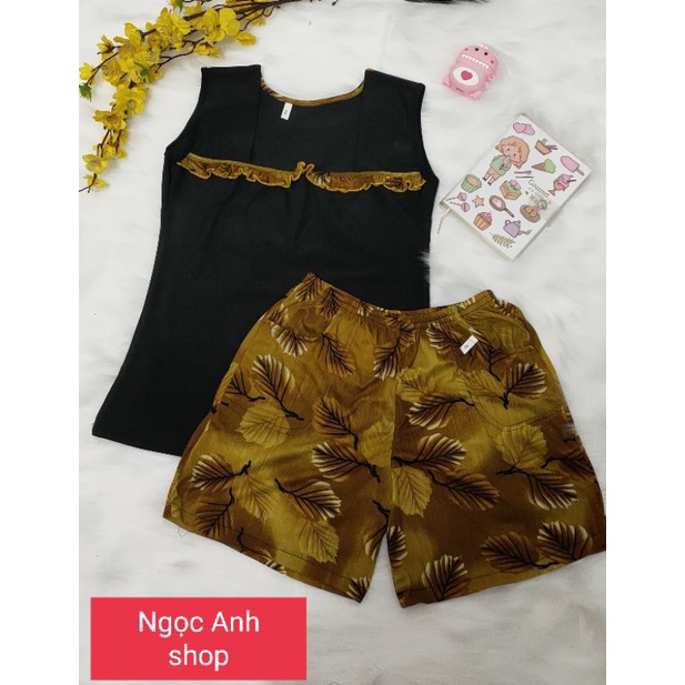 Bộ đùi phối thun solen nhung ,gân tầm ý ,aty loại 1