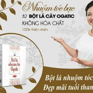 Bột lá nhuộm tóc ogatic (chuyên sỉ )