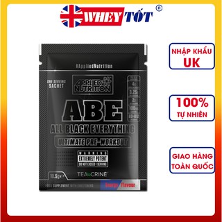 TĂNG SỨC MẠNH ABE PRE WORKOUT APPLIED NUTRITION SAMPLE 1 LẦN DÙNG