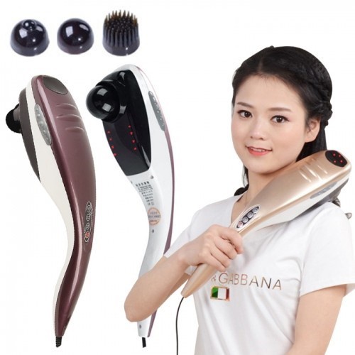 Máy Massage Cầm Tay Cá Mập 6 Đầu Puli PL-610B Chính Hãng