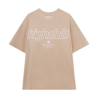 Áo thun Highclub Basic Unique Tee - Beige/Brown/Blue Steel