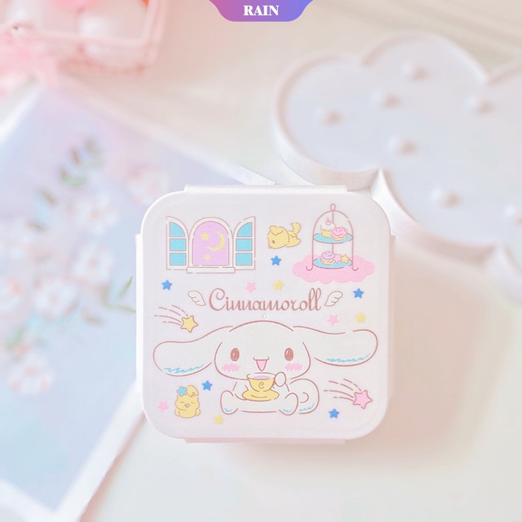 Hộp Đựng Cơm Trưa Hình Hoạt Hình My Melody Kuromi Cinnamoroll Hello Kitty Kawaii Có Nắp Đậy Sanrioed Làm Hộp Đựng Cơm Trưa