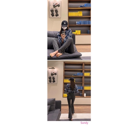 Áo Sơ Mi Tay Dài Kẻ Sọc Ca Rô Cổ Polo Kiểu Pháp Thời Trang Mùa Xuân Cho Nữ