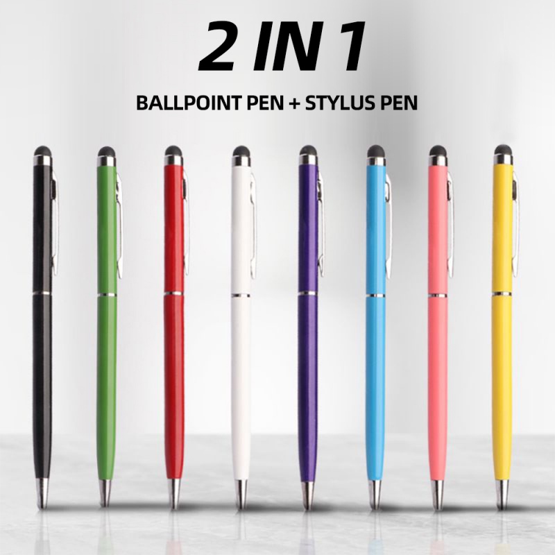 GUUGEI 2 In 1 Stylus Pen for Phone Tablet Drawing Pencil for Iphone Ipad Xiaomi Caneta Touch Screen Pen Accessories