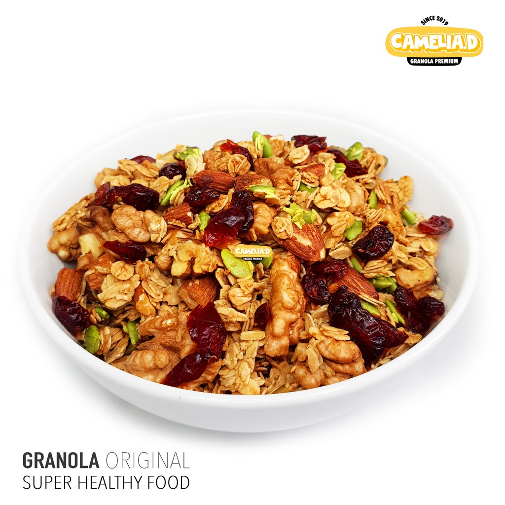 Granola giảm cân cao cấp by Camelia D, Granola siêu hạt (không đường ăn kiêng hiệu quả) | BigBuy360 - bigbuy360.vn