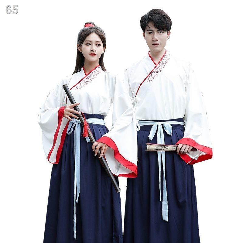 Bộ đồ phong cách Wei Jin cỡ lớn Hanfu nam cổ đại thần tiên Trung Quốc trang độc đoán hiệp sĩ con trai quần áo lớp h