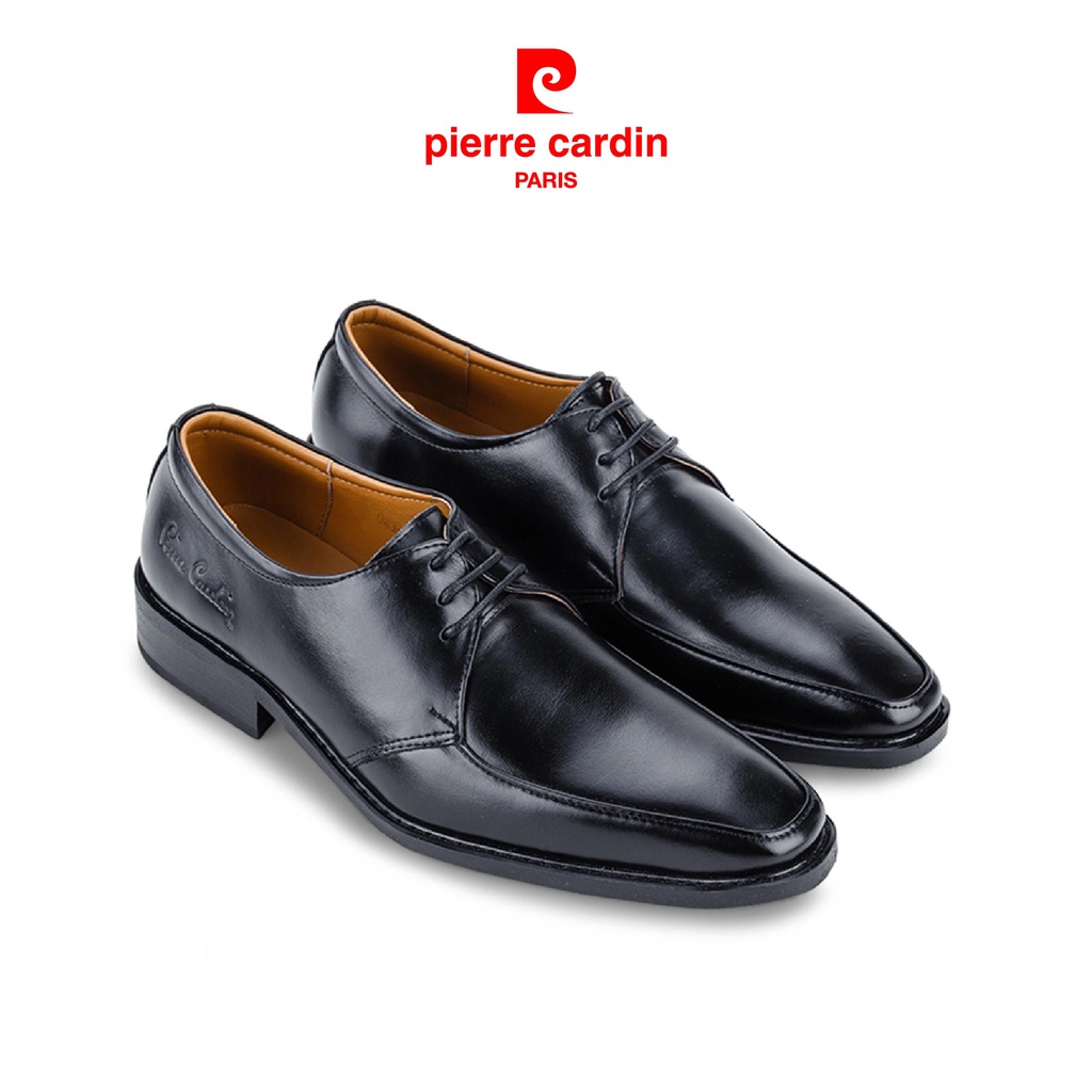 Giày Tây Nam Pierre Cardin Black Derby Cement PCMFWLE043BLK