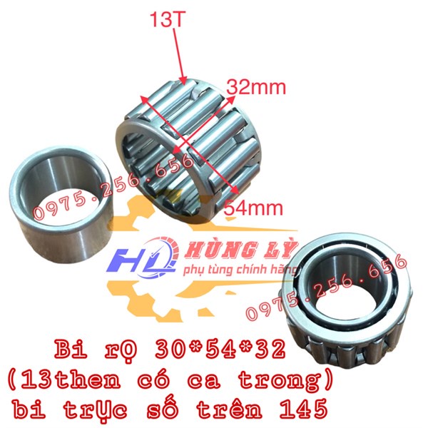 Bi Rọ 30*54*32 (13 then có ca trong) Bi trục số trên 145 phụ tùng ô tô phụ tùng máy nông nghiệp phụ tùng Hùng Lỳ