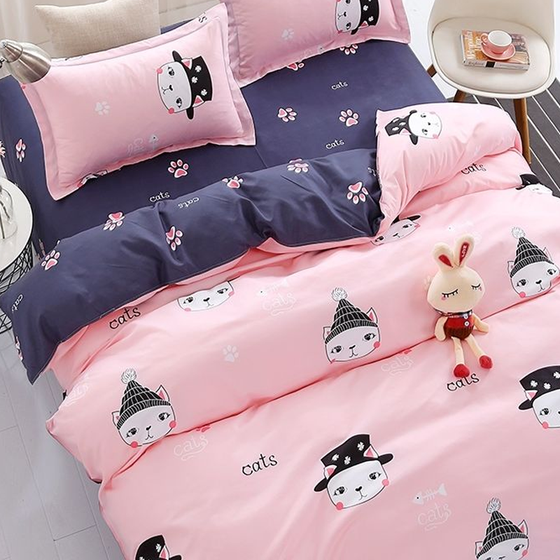 Bộ Chăn Ga Và Vỏ Gối 4 Trong 1 Chất Lượng Cao 2 Trong 1