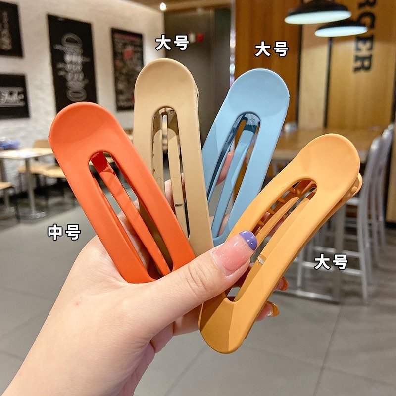 Kẹp tóc cỡ lớn kiểu Hàn Quốc thiết kế dễ thương cho nữ rửa mặt