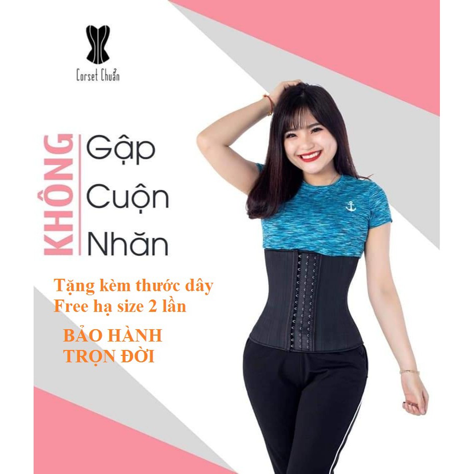 Đai Latex chuẩn nhập khẩu Hy Lạp, Đai nịt bụng 25 xương thép giá tốt nhất, siêu giảm mỡ bụng, định hình vòng eo