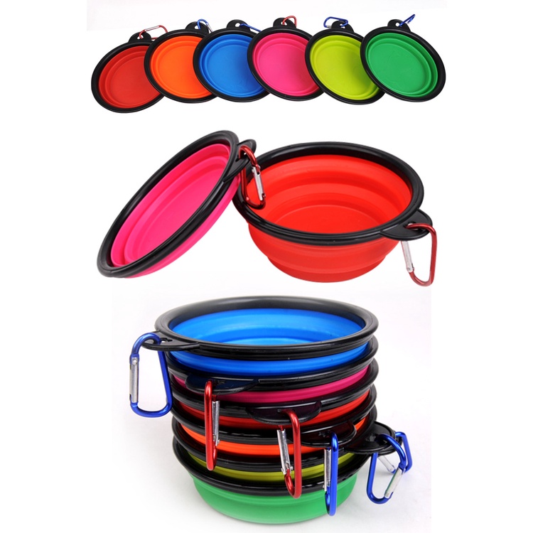 Bát Ăn Du Lịch Gấp Gọn Cho Chó Mèo