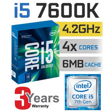 CPU Intel Core i5-7600K 3.8 GHz 6MB HD 600 Series Graphics Socket 1151