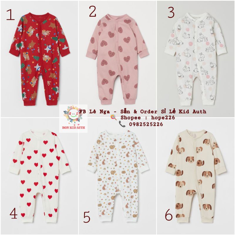 [FORM TO] Body lẻ HM JAPAN chính hãng size từ 2-4m đến 1.5-2y