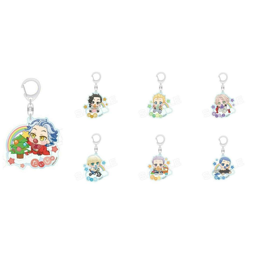 Móc khóa TOKYO REVENGERS - KỊCH TRƯỜNG CỦA TAKEMICHI ver BABY CUTE keyring in anime chibi mica trong acrylic dễ thương