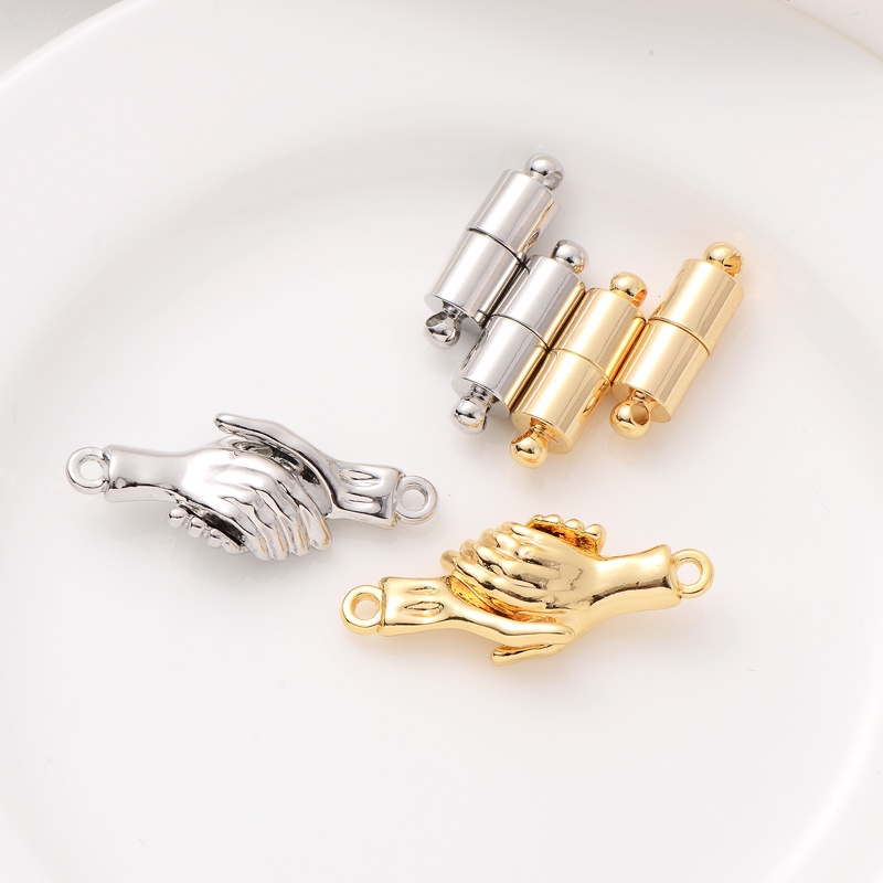 Đầu Khóa Nam Châm Mạ Vàng 18K Dùng Làm Vòng Tay/Vòng Cổ diy