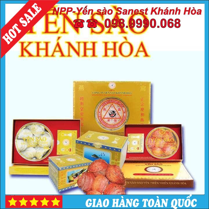 YẾN TỔ ĐẢO THIÊN NHIÊN SANEST KHÁNH HÒA - HỘP 100G