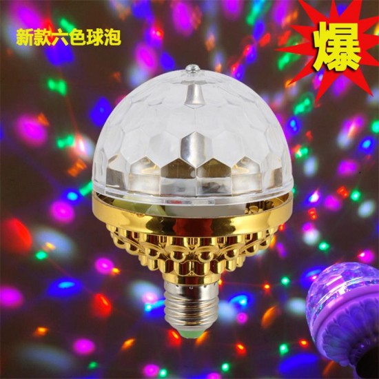 Bóng Đèn Led Vũ Trường Loại Tròn Xoay 7 Màu Rotating Lamp