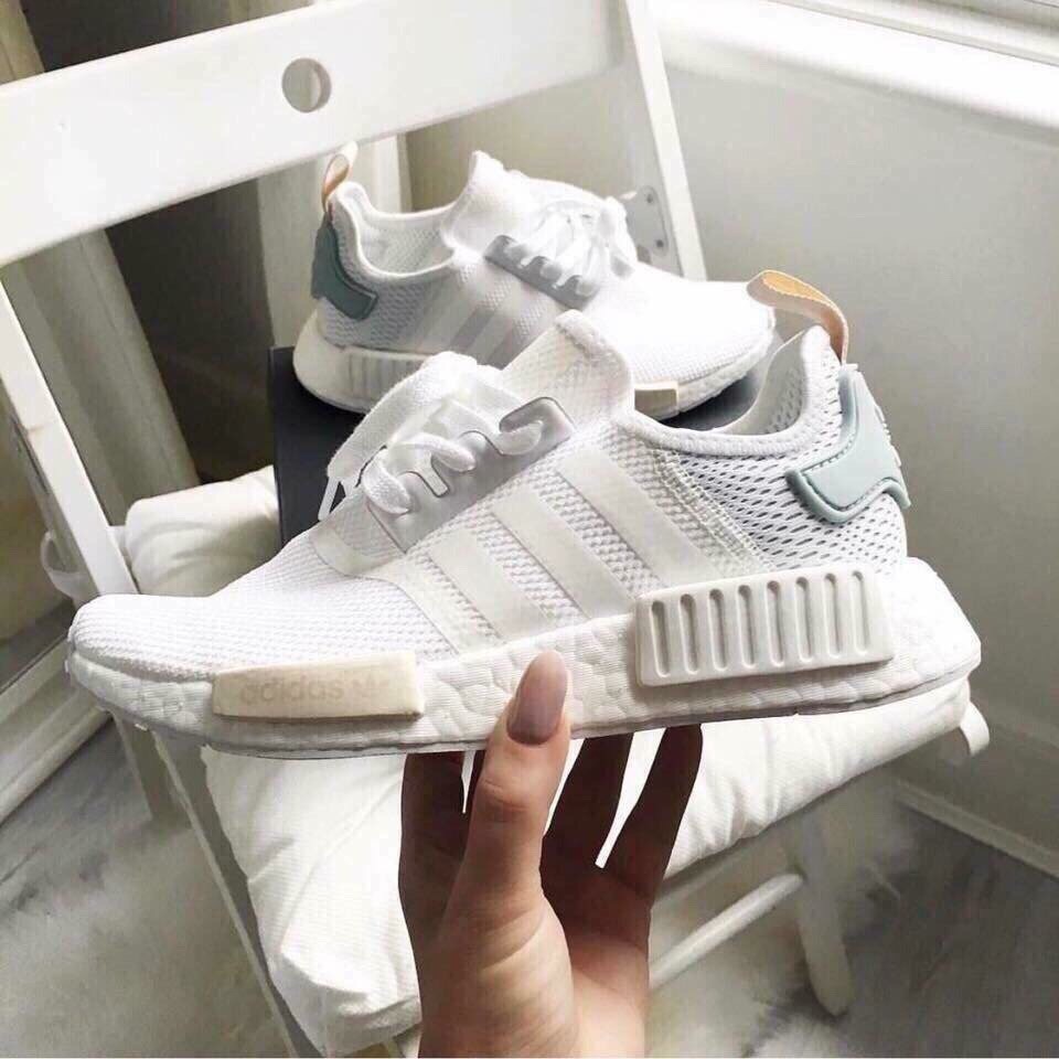 Giày Sneaker Adidas NMD R1 Trắng Xanh (fullbox)