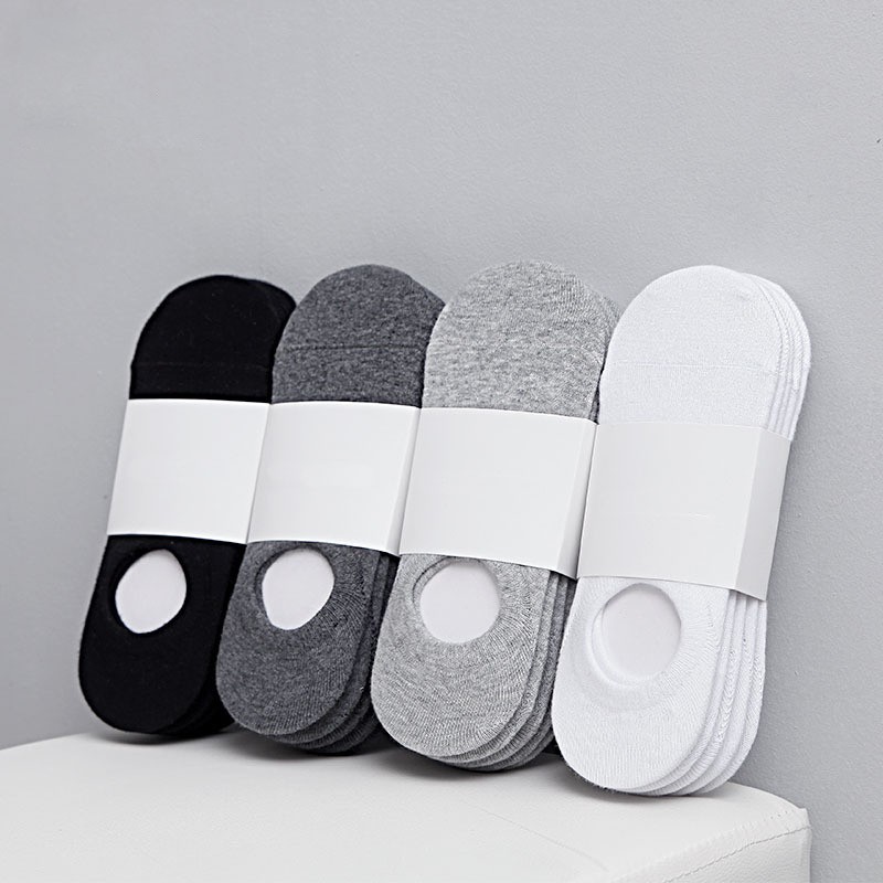 Đôi Vớ Thuyền Cotton Chống Trượt Thời Trang Cho Nam