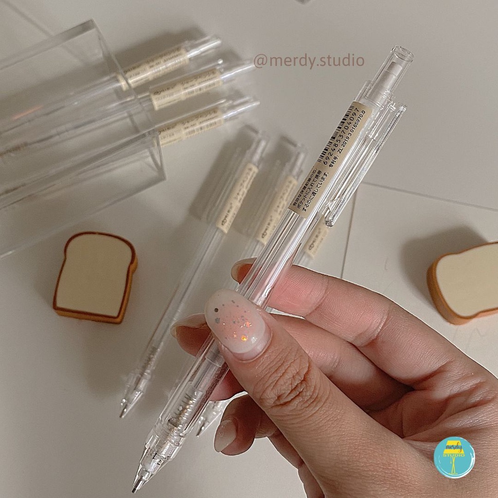 Bút chì bấm DOMI Simple Pencil thiết kế tối giản, ngòi 0.5mm