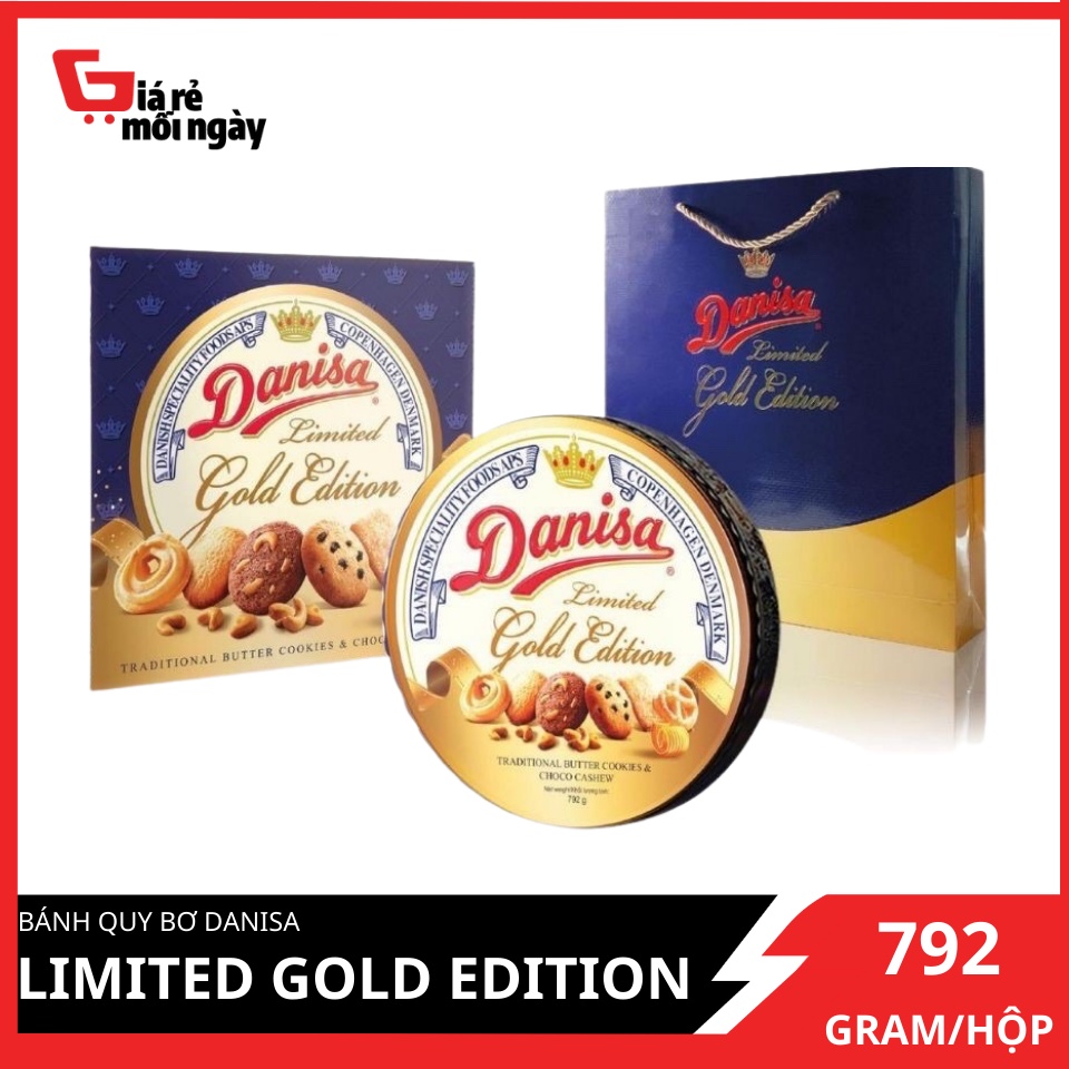 Bánh quy bơ Danisa Limited Gold Edition 6 Vị Đặc Biệt 792g