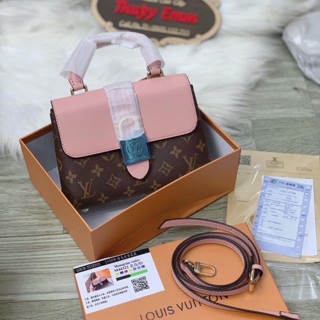 Túi lv phối nắp màu hồng nude fullbox nguyên seal