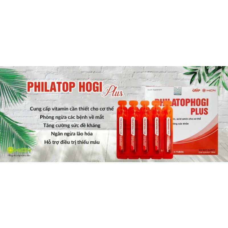 Philatop HOGI PLUS HCN, cho trẻ hết biếng ăn, chậm lớn, người suy nhược cơ thể