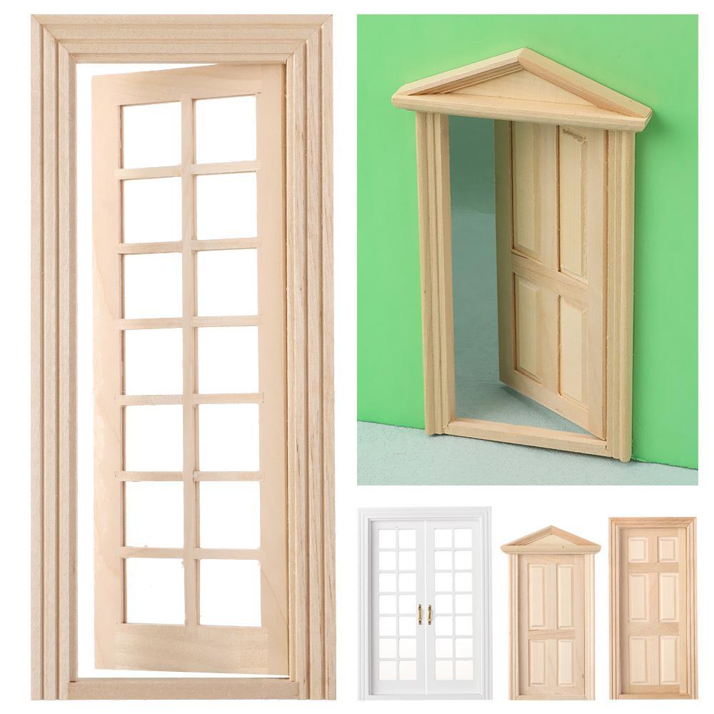 RAINBOW Mô Hình Nội Thất Khung Gỗ Dễ Thương Trang Trí Nhà Búp Bê Tỉ Lệ 1 / 12