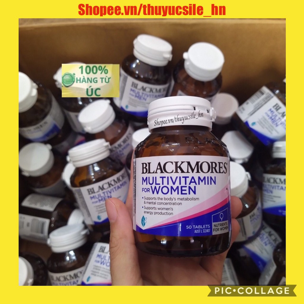 Vitamin Tổng Hợp Cho Người Lớn Blackmore Men's Vitality Multi 50 Viên