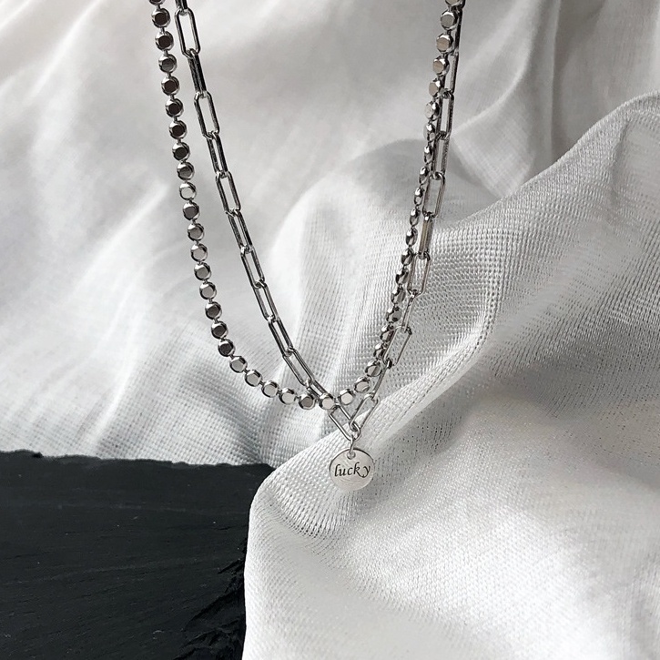 Vòng tay bạc ý 925 lucky may mắn lắc tay nữ xinh xắn