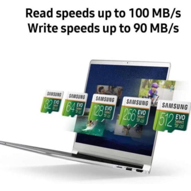 Thẻ nhớ Samsung Evo Select 64GB 100MB / s (U3) MicroSDXC kèm phụ kiện kết nối MB-ME64GA / AM | BigBuy360 - bigbuy360.vn