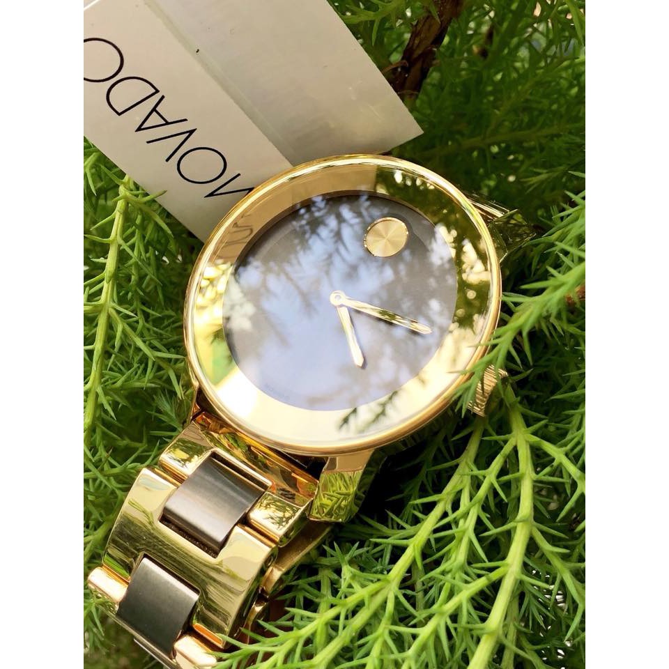 ĐỒNG HỒ NỮ MOVADO BOLD GREY SUNRAY YELLOW GOLD 3600338