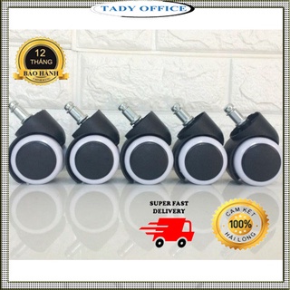 COMBO 5 bánh xe ghế xoay 360 độ phù hợp với mọi dòng ghế xoay văn phòng BX05