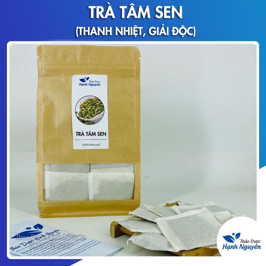 Trà tâm sen túi lọc  an thần, ổn định huyết áp - Thảo dược hạnh nguyên