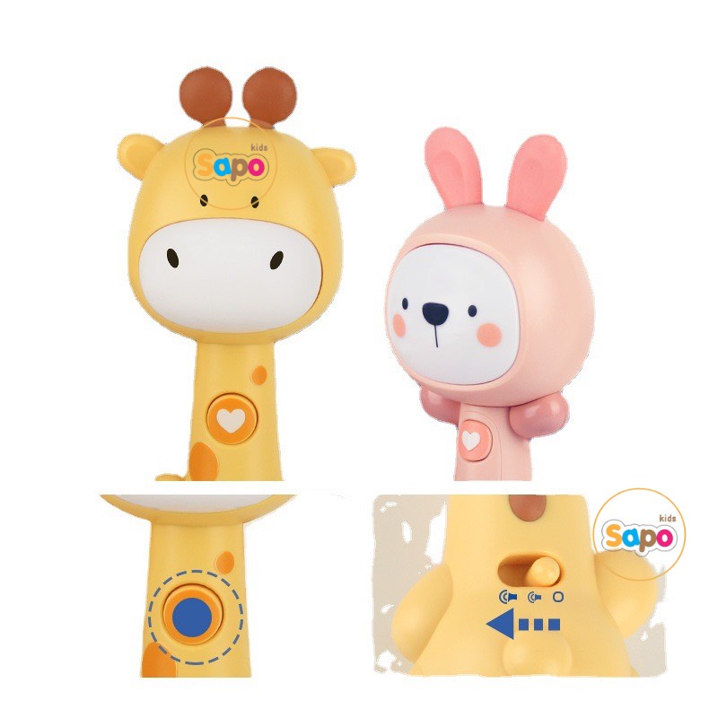 Đồ chơi gặm nướu có phát nhạc dành cho bé sapo kids (tặng kèm pin và tua vít)