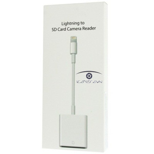 Đầu đọc thẻ SD cho iPad iPhone Lightning to SD card camera reader