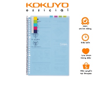 Sổ Còng Nhựa Binder B5 26 Lỗ Smart Ring Campus