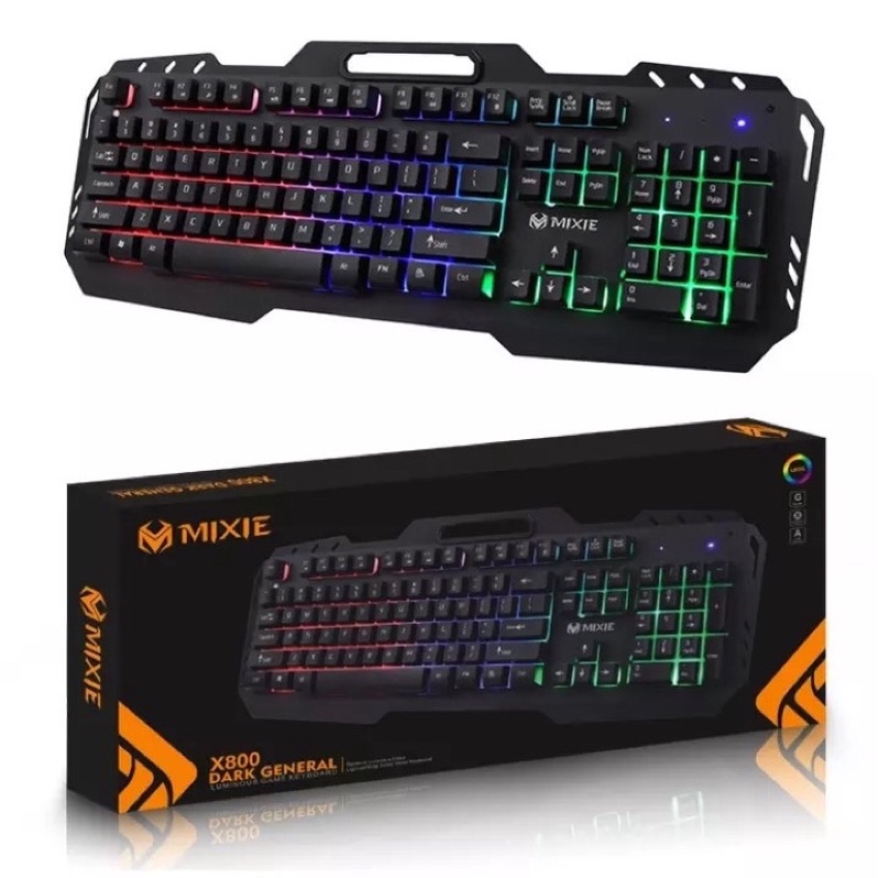 Bàn Phím giả cơ có đèn MIXIE X800