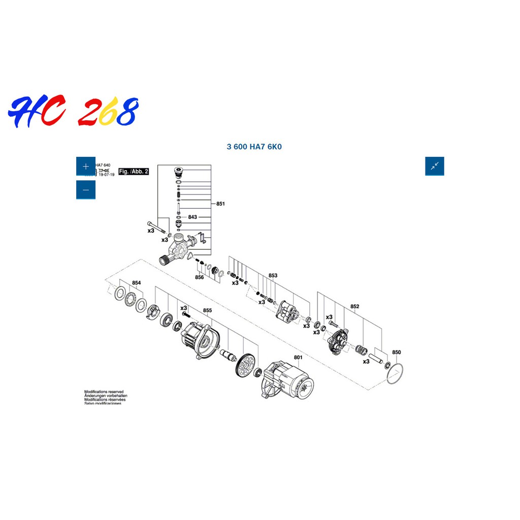 Đồ Thay Thế Máy Xịt Rửa Áp Lực Cao Bosch
