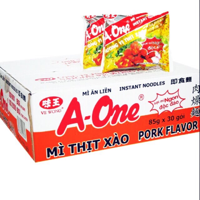 Thùng Mì aone thịt bằm 30 gói