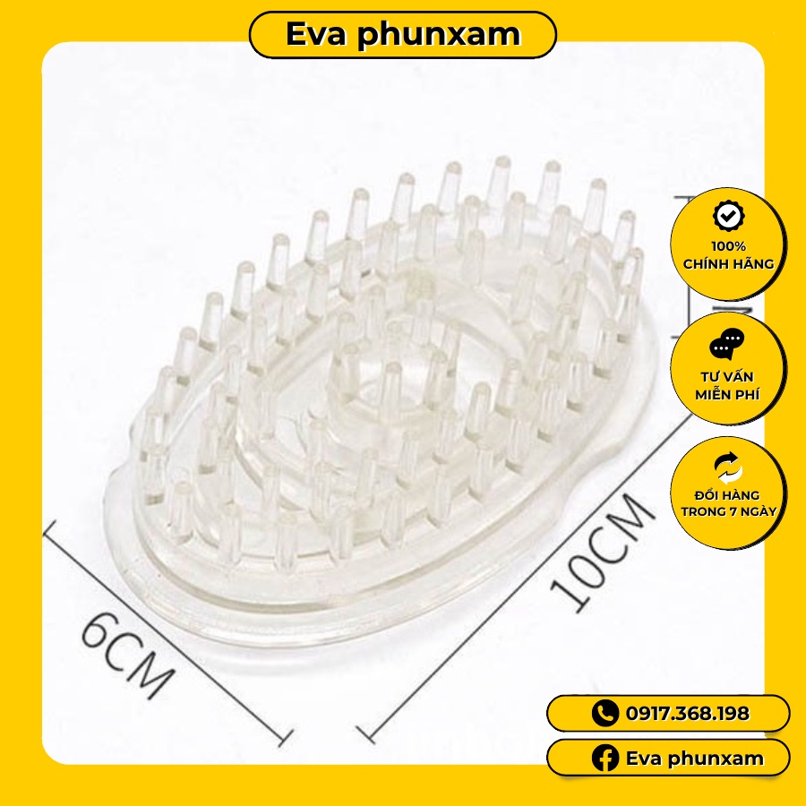 Bàn chà thông kinh lạc vùng đầu ( lược gội đầu) dùng trong spa thẫm mỹ viện