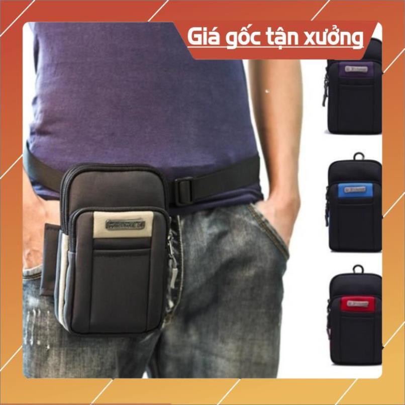 Túi phượt du lịch 💖FREESHIP💖🚛 Túi đeo hông chống nước đa năng TU 192 1(đen)