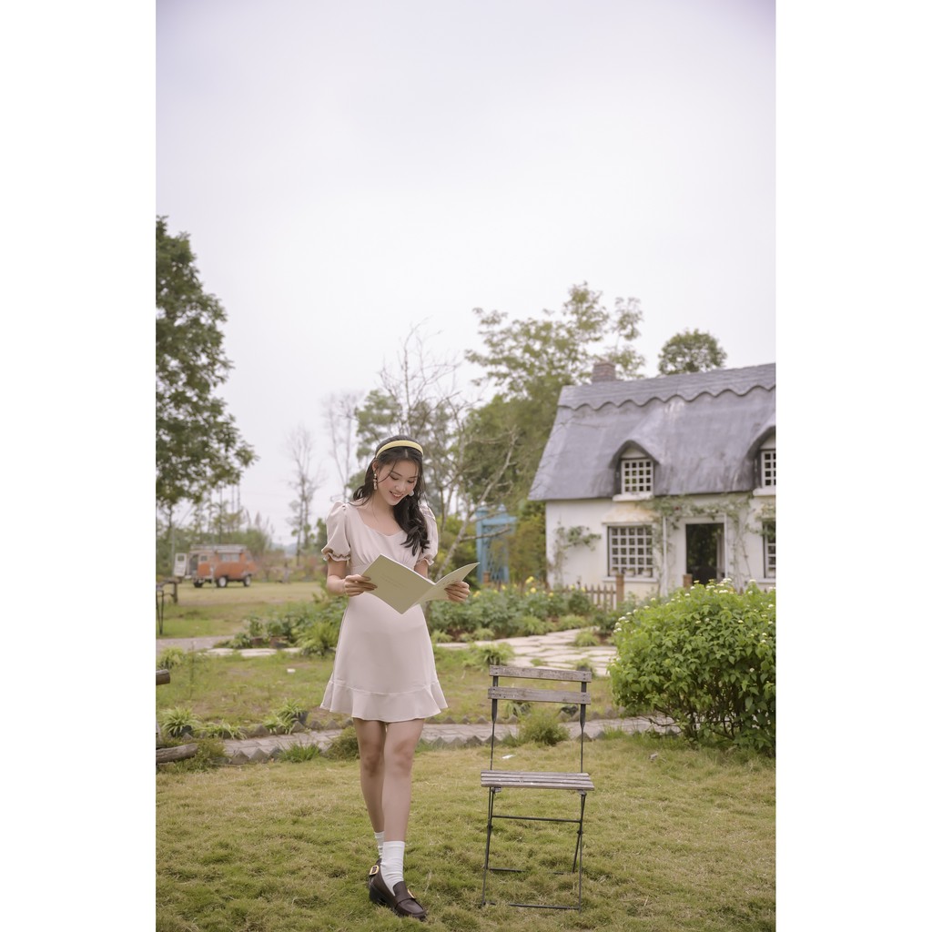 [ Miều ] Đầm kiểu tay phồng Andrea Dress