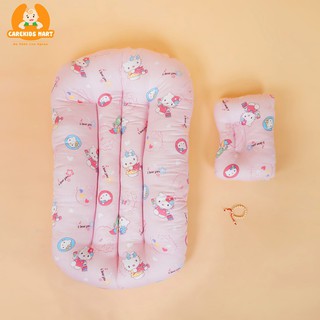 Combo Đệm + Gối Thông Minh Di Động Carekids