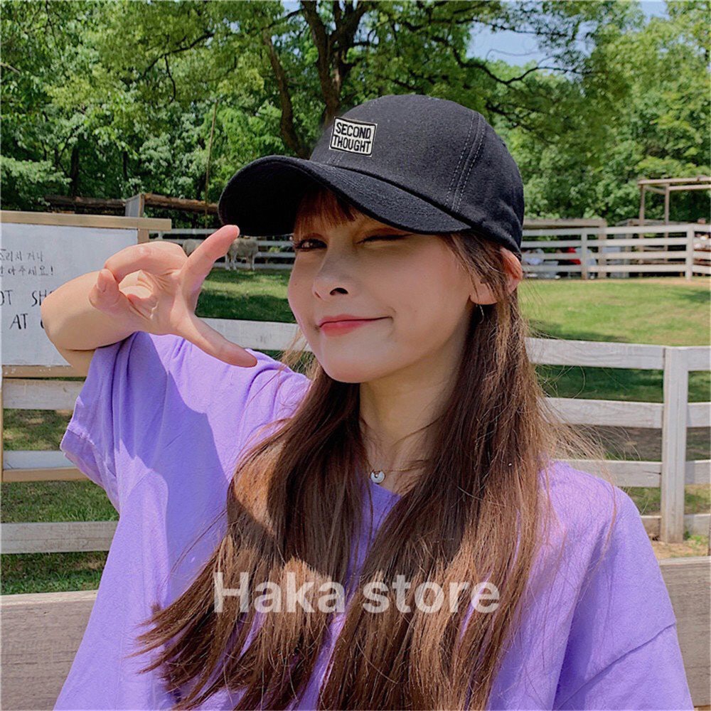 Mũ lưỡi trai Second Thought,Nón kết nhiều màu phong cách Ulzzang form unisex nam nữ