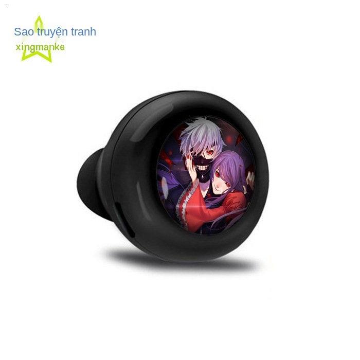▣☸Tokyo Ghoul xung quanh các mô hình cặp đôi nam và nữ treo tai nghe Bluetooth vô thể thao không dây trong