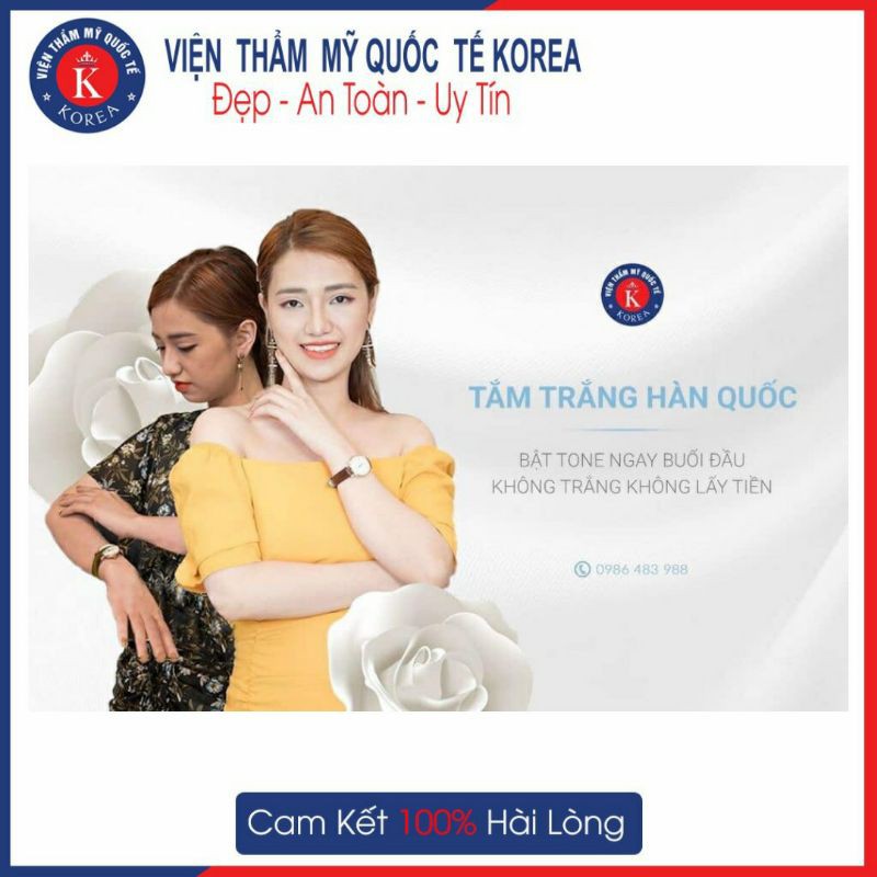 HN[Voucher]- Tắm Trắng Phi Thuyền Hàn Quốc tại Viện Thẩm Mỹ Quốc Tế Korea