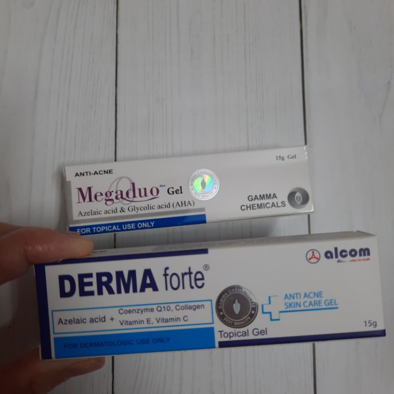 Megaduo Gel 15g, Derma Forte 15g, MS Gel 15g Cho Da Mụn